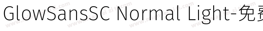 GlowSansSC Normal Light字体转换